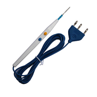 Péncil ESU jetable en acier inoxydable Péncil de commande électrochirurgicale avec câble