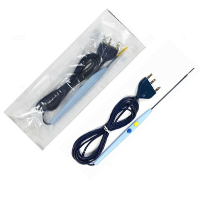 Crayon de contrôle électrosurgical jetable rétractable avec pointe de lame argentée