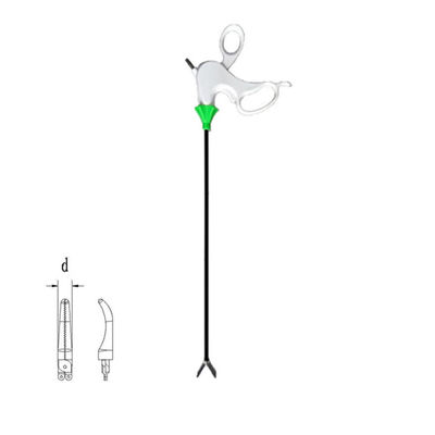 Instruments laparoscopiques jetables de 5 mm Ciseaux laparoscopiques incurvés