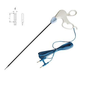 Instruments laparoscopiques bipolaires à pointe en acier inoxydable
