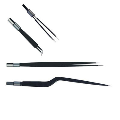 Forces bipolaires isolées électrochirurgicales manche ergonomique personnalisée