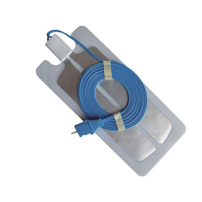 Électrocautérisme ESU Pad de mise à la terre Couleur argentée Pad neutre avec fil