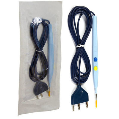 SFDA crayon électrosurgical jetable argent finition crayon de cautérisation jetable